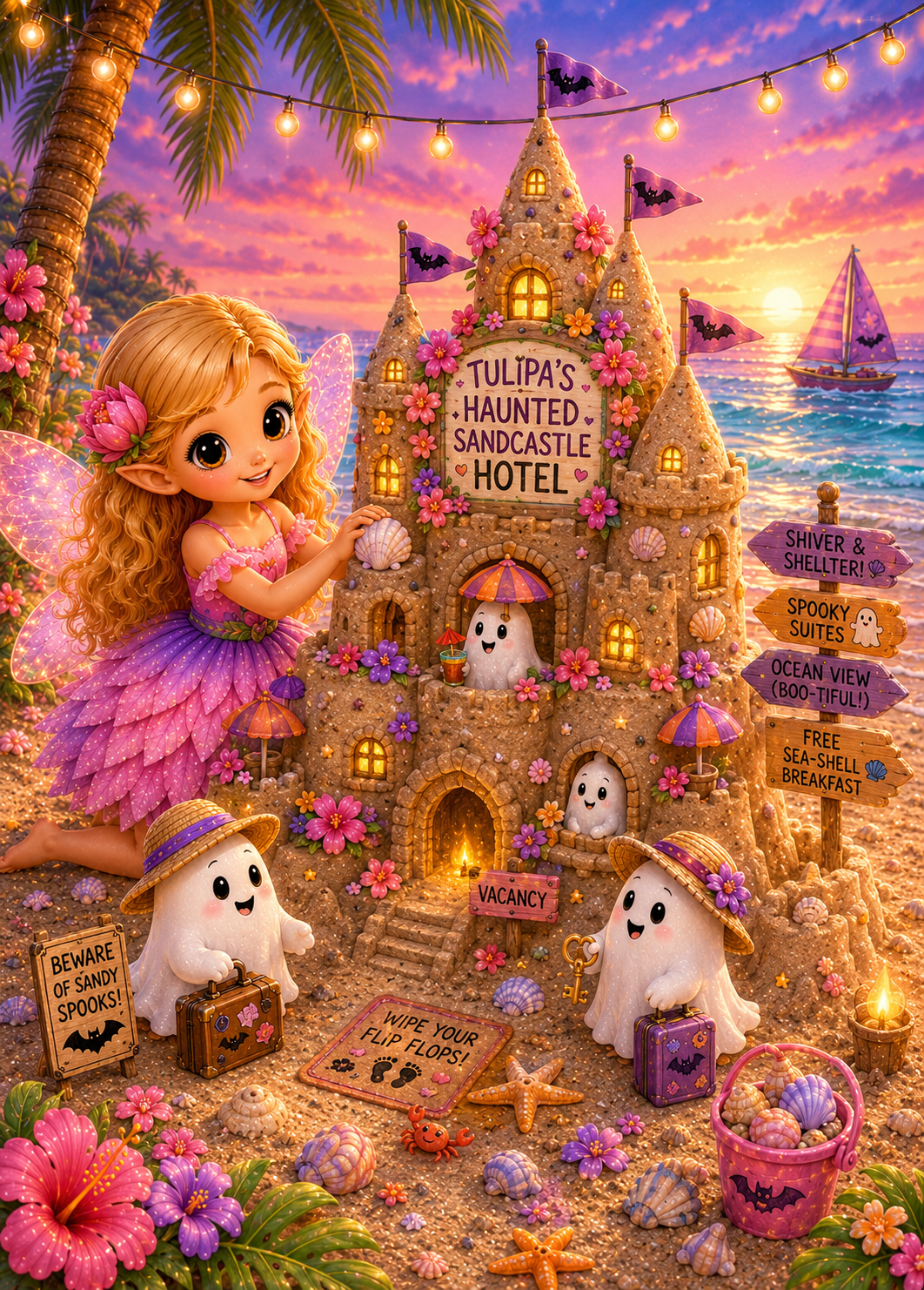 Discover the Magic of Tulipa's Boo Beach Young Storybook