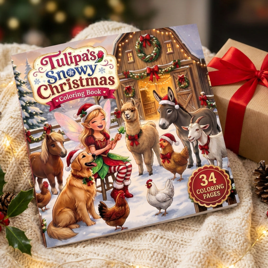 Tulipa's Snowy Christmas Coloring Book