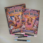 Tulipa Boo Beach Young Storybook & Coloring Book Bundle