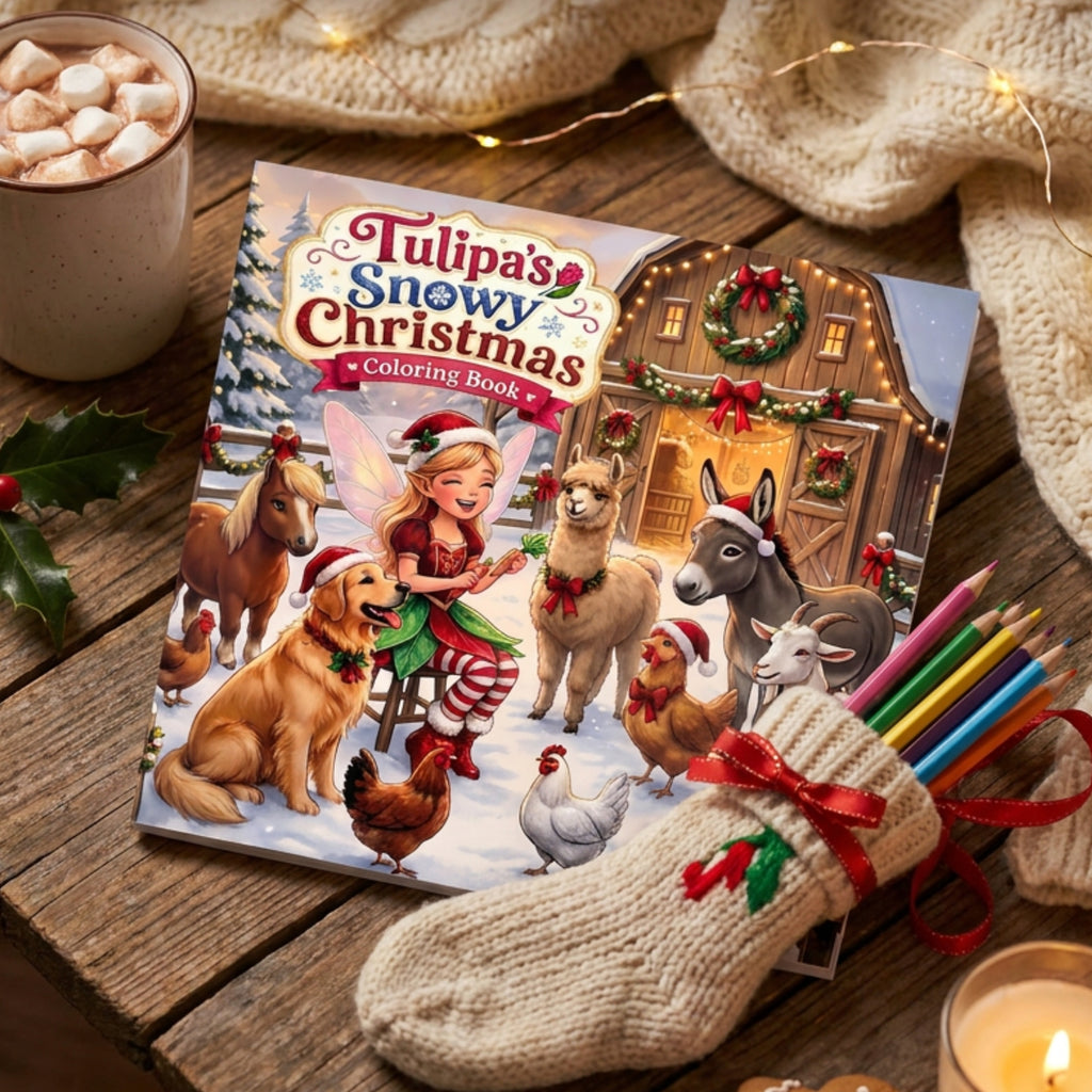 Tulipa's Snowy Christmas Coloring Book