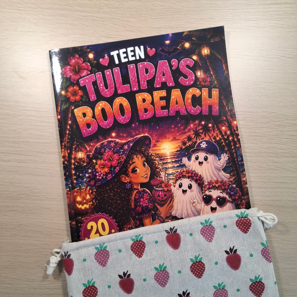 Tulipa Boo Beach Teen Coloring Book