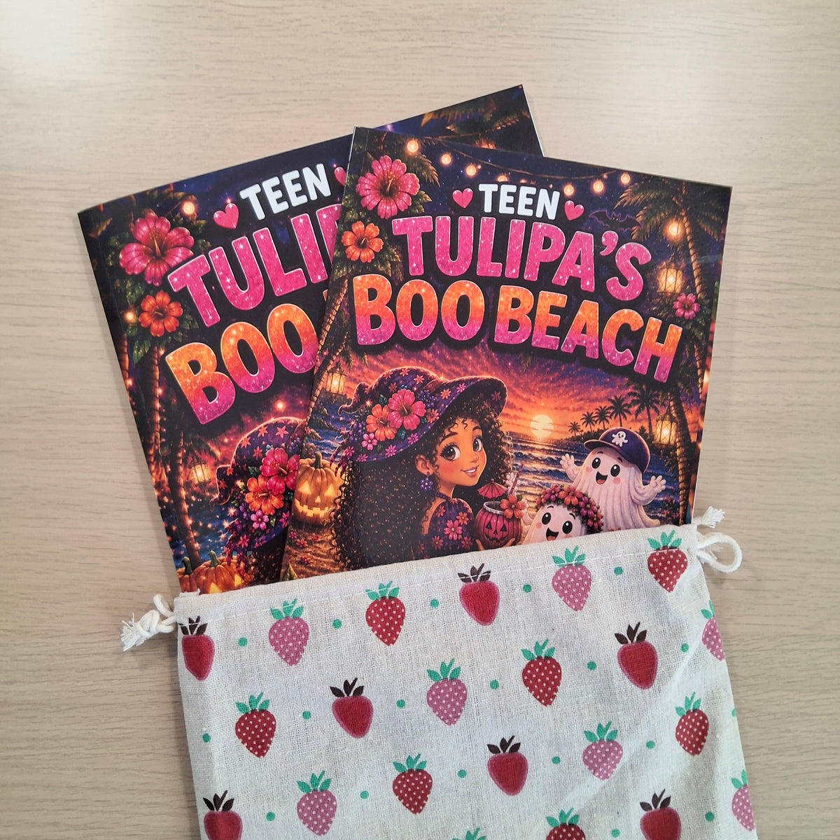 Tulipa Boo Beach Teen Storybook & Coloring Book Bundle