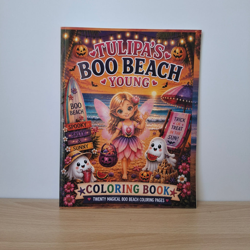 Tulipa Boo Beach Young Coloring Book
