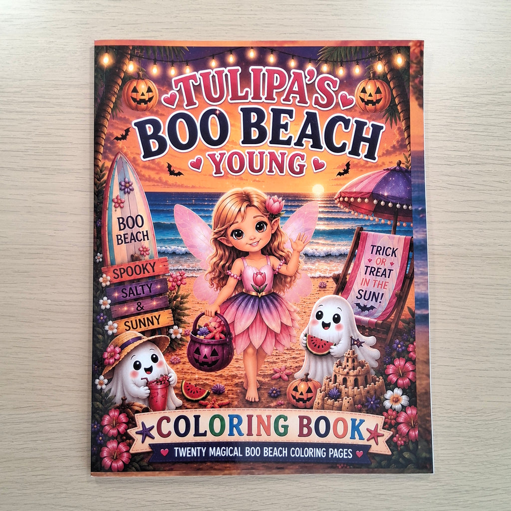 Tulipa Boo Beach Young Coloring Book