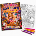 Tulipa Boo Beach Young Coloring Book