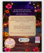 Tulipa Boo Beach Teen Coloring Book