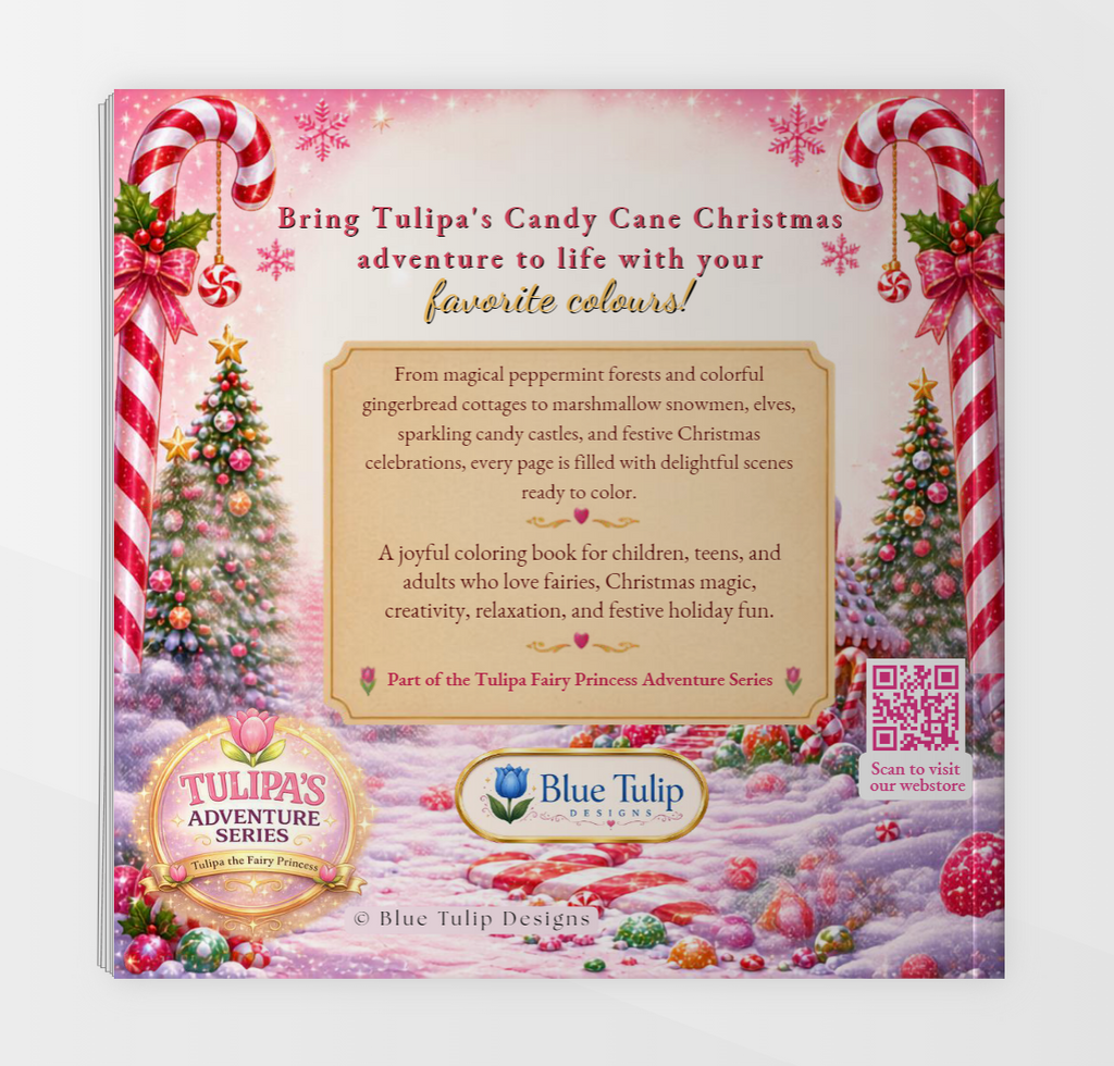 Tulipa's Candy Cane Christmas Coloring Book
