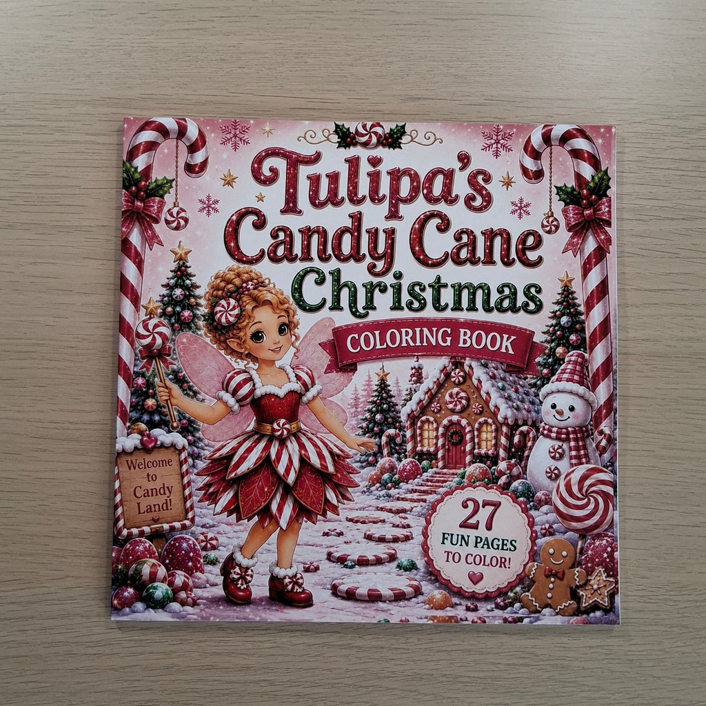 Tulipa's Candy Cane Christmas Coloring Book