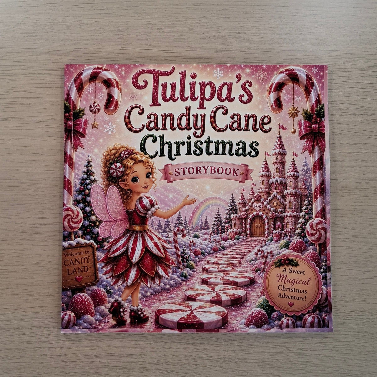 Tulipa's Candy Cane Christmas Storybook & Coloring Book Bundle
