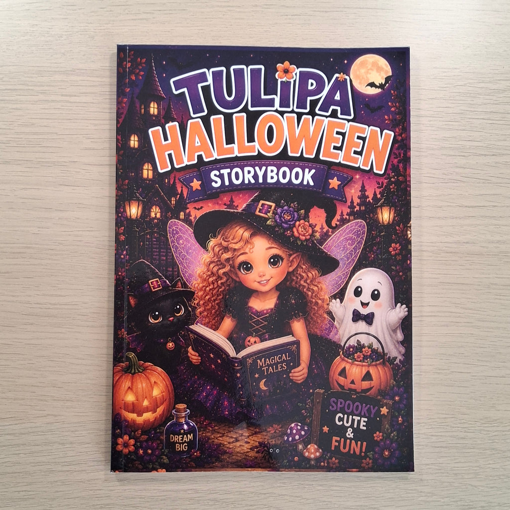 Tulipa Halloween Storybook & Coloring Book Bundle