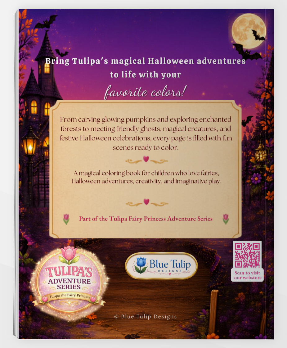 Tulipa Halloween Coloring Book