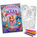 Tulipa Visits the Ocean Coloring Book