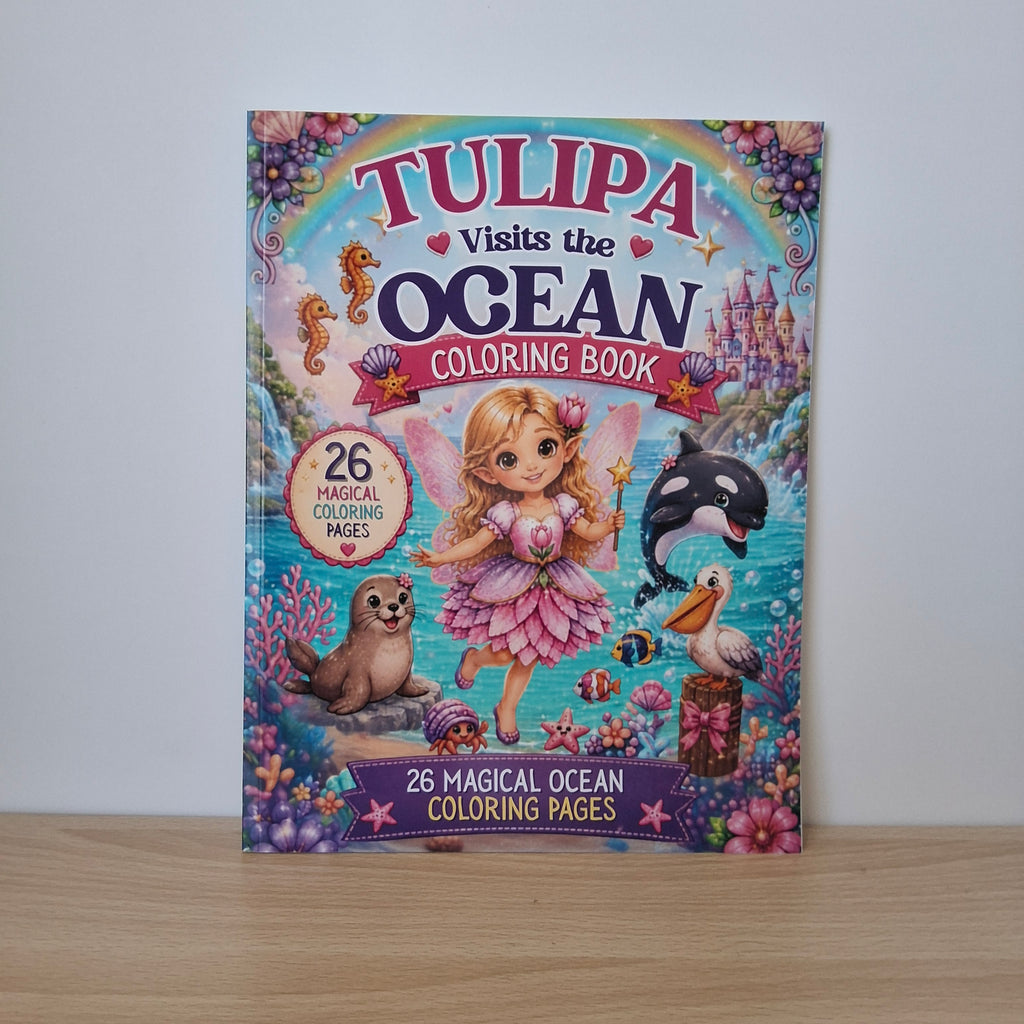 Tulipa Visits the Ocean Coloring Book