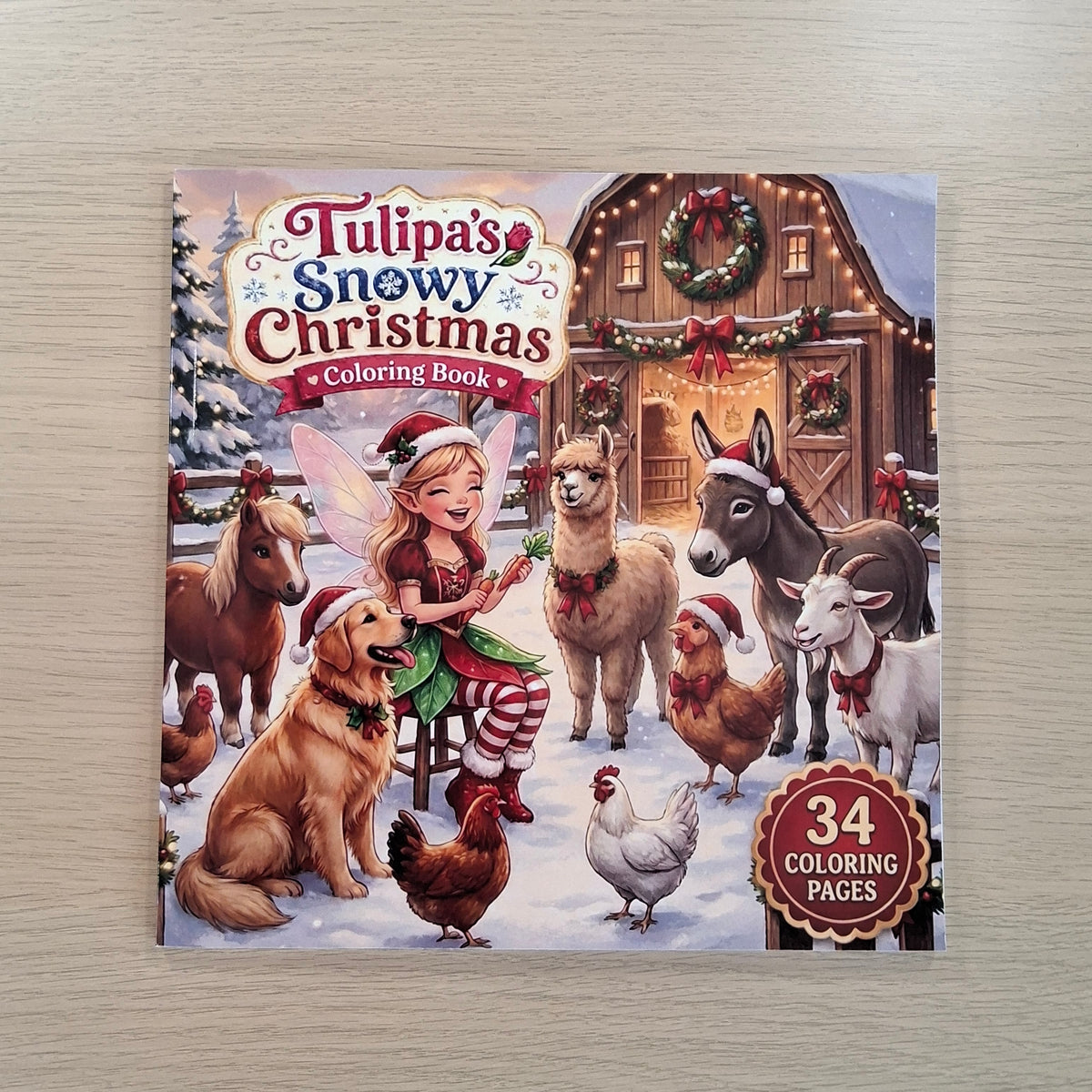 Tulipa's Snowy Christmas Coloring Book