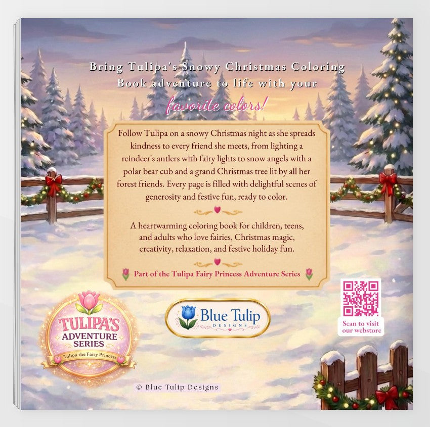 Tulipa's Snowy Christmas Coloring Book