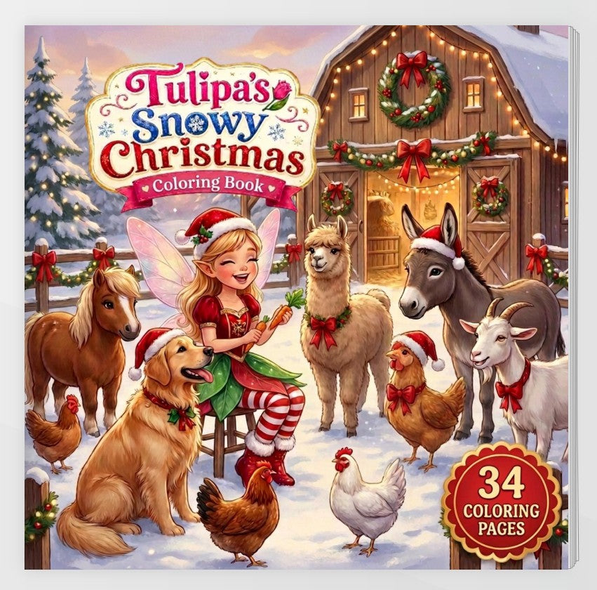 Tulipa's Snowy Christmas Coloring Book