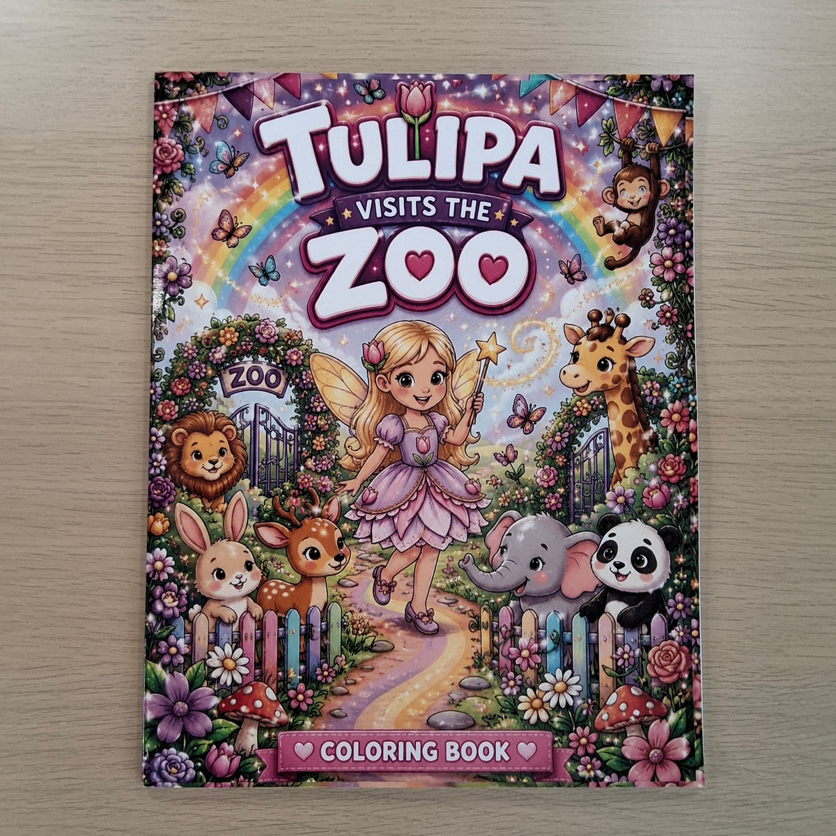 Tulipa Visits the Zoo Coloring Book