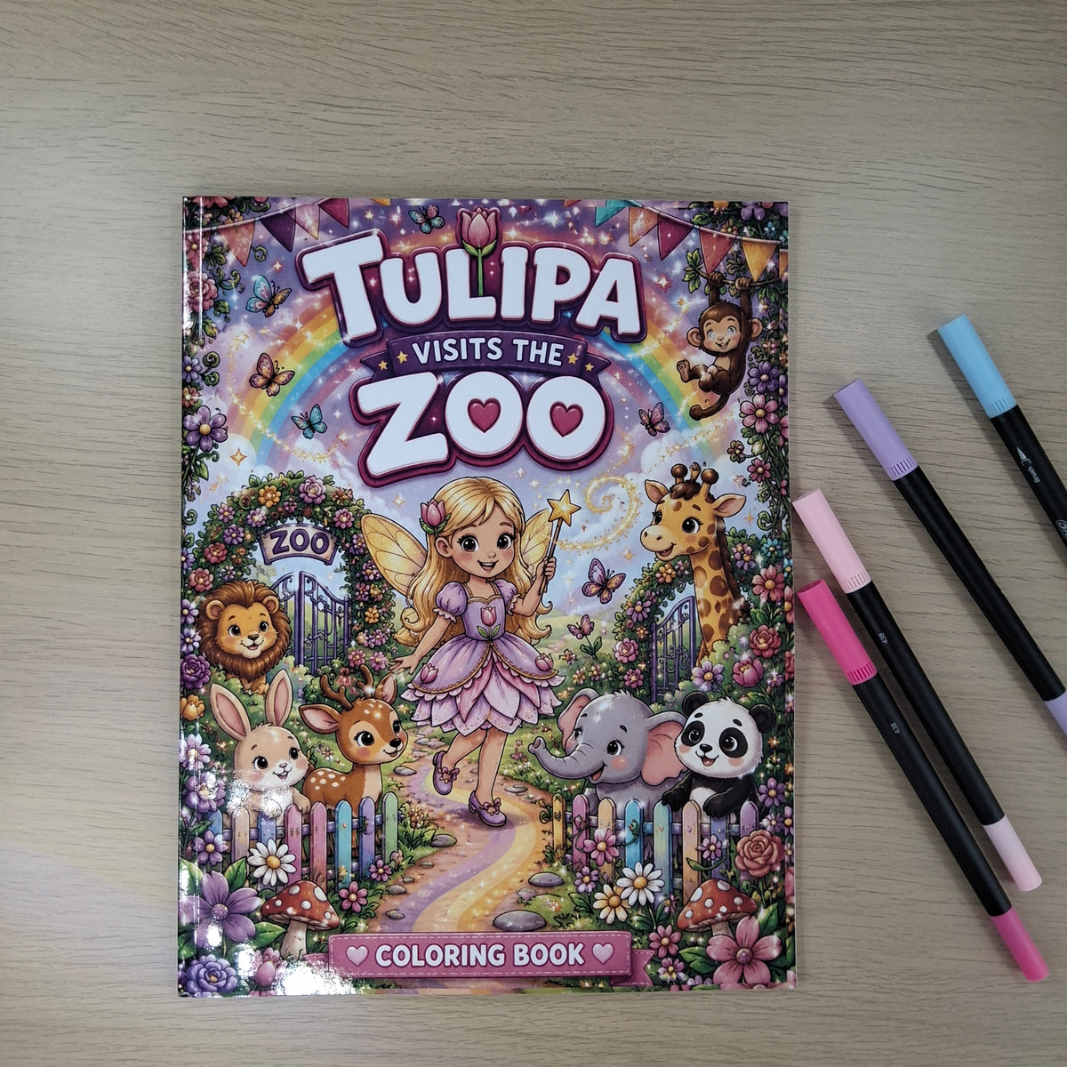 Tulipa Visits the Zoo Coloring Book