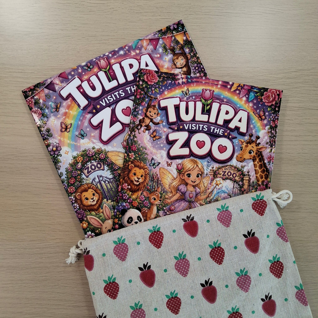 Tulipa Visits the Zoo Storybook & Coloring Book Bundle