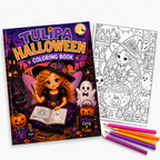 Tulipa Halloween Coloring Book
