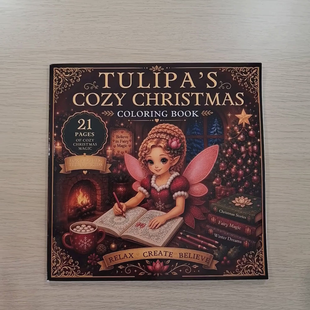Tulipa's Cozy Christmas Coloring Book