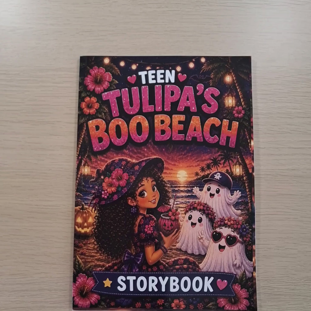 Tulipa Boo Beach Teen Storybook & Coloring Book Bundle