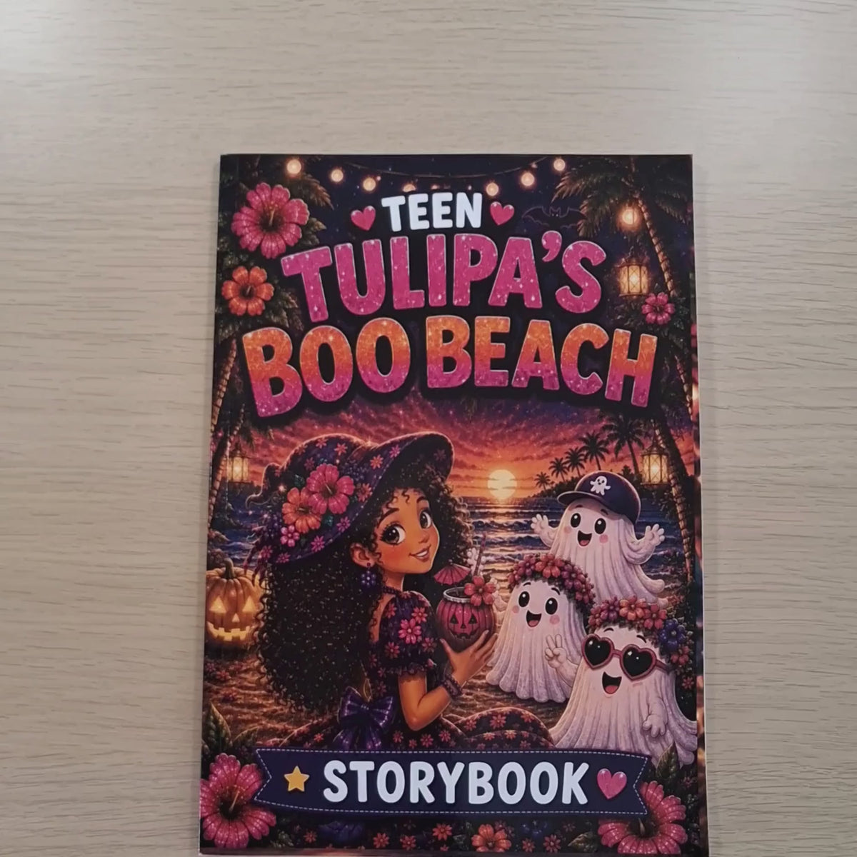 Tulipa Boo Beach Teen Storybook & Coloring Book Bundle
