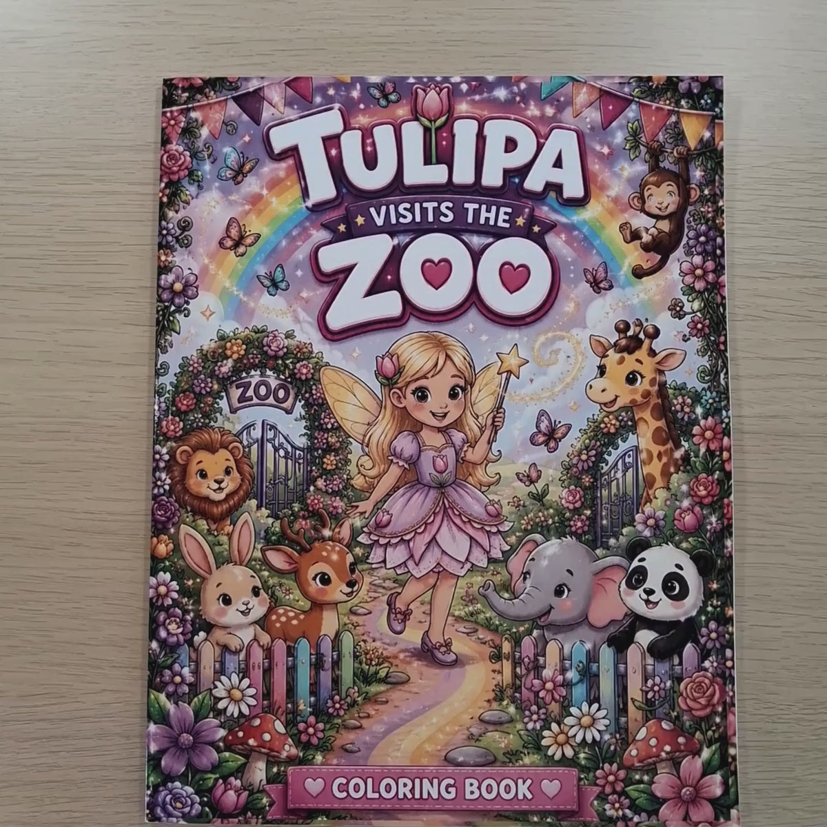 Tulipa Visits the Zoo Coloring Book