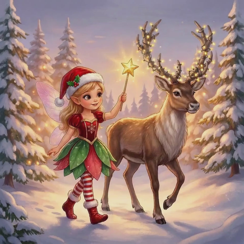 Tulipa's Snowy Christmas Coloring Book