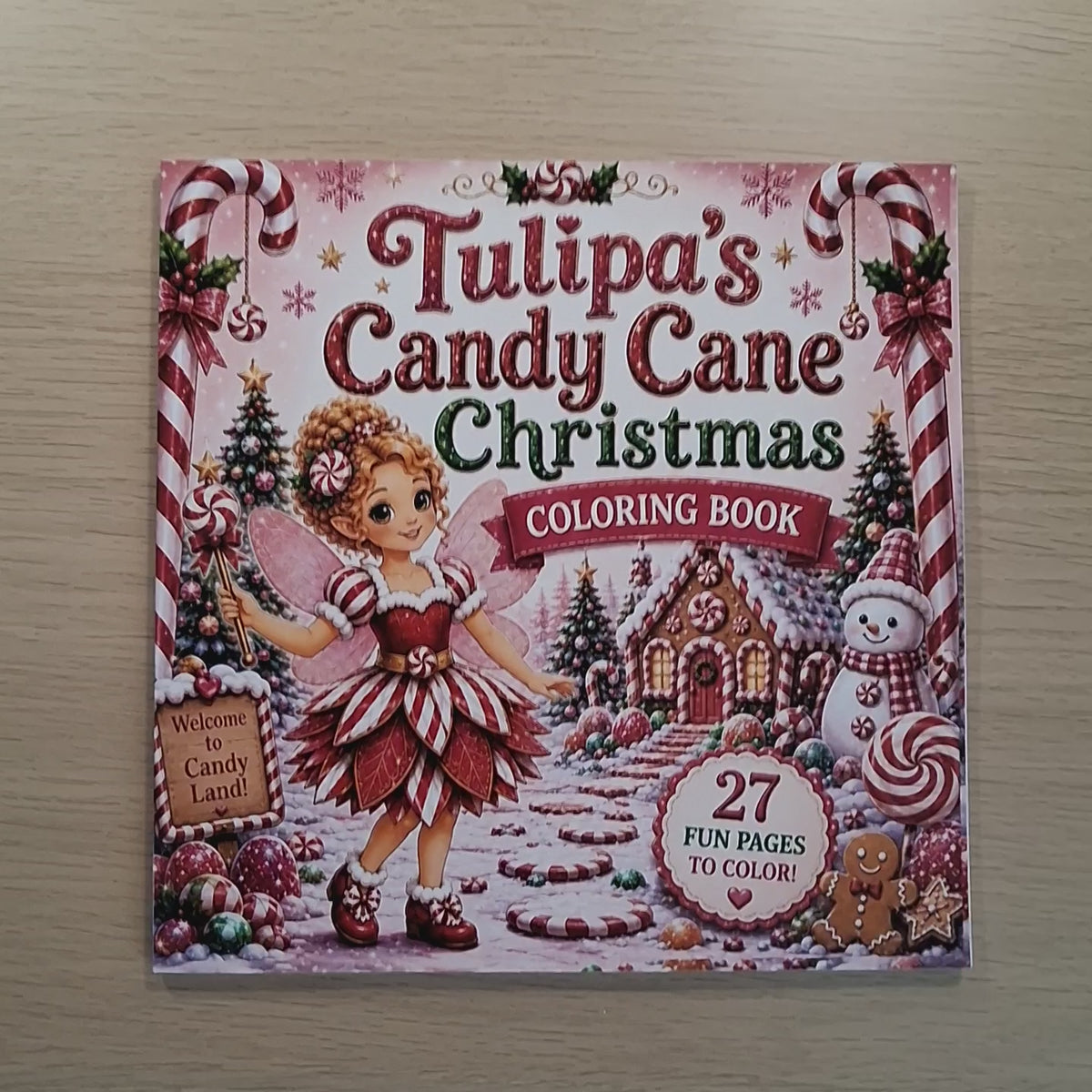 Tulipa's Candy Cane Christmas Coloring Book