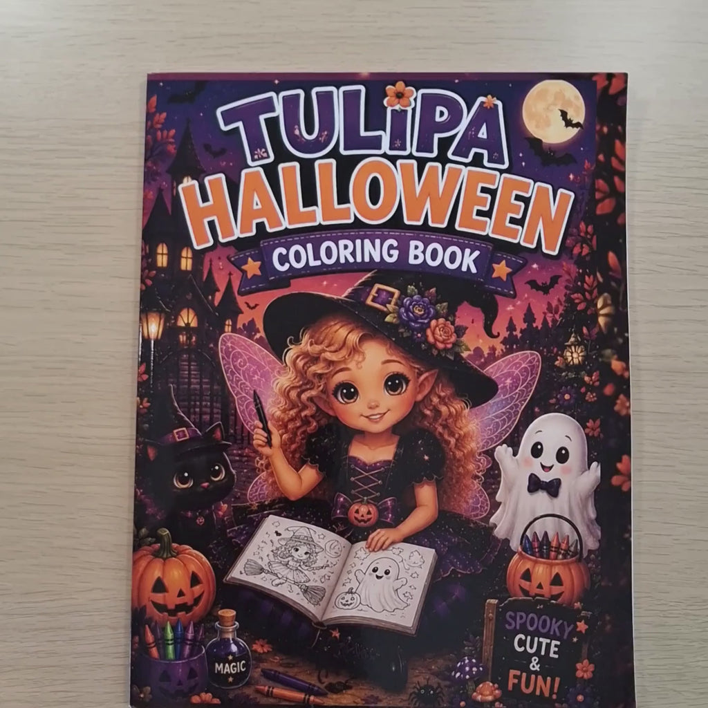 Tulipa Halloween Coloring Book