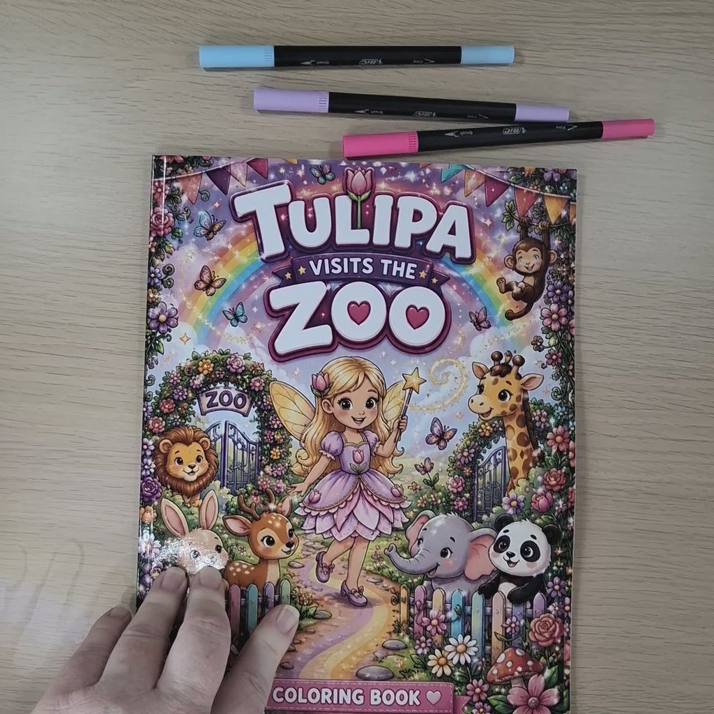 Tulipa Visits the Zoo Coloring Book