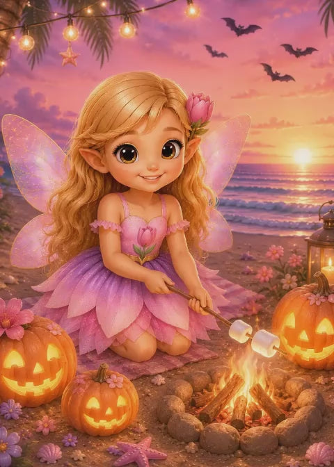 Tulipa Boo Beach Young Coloring Book