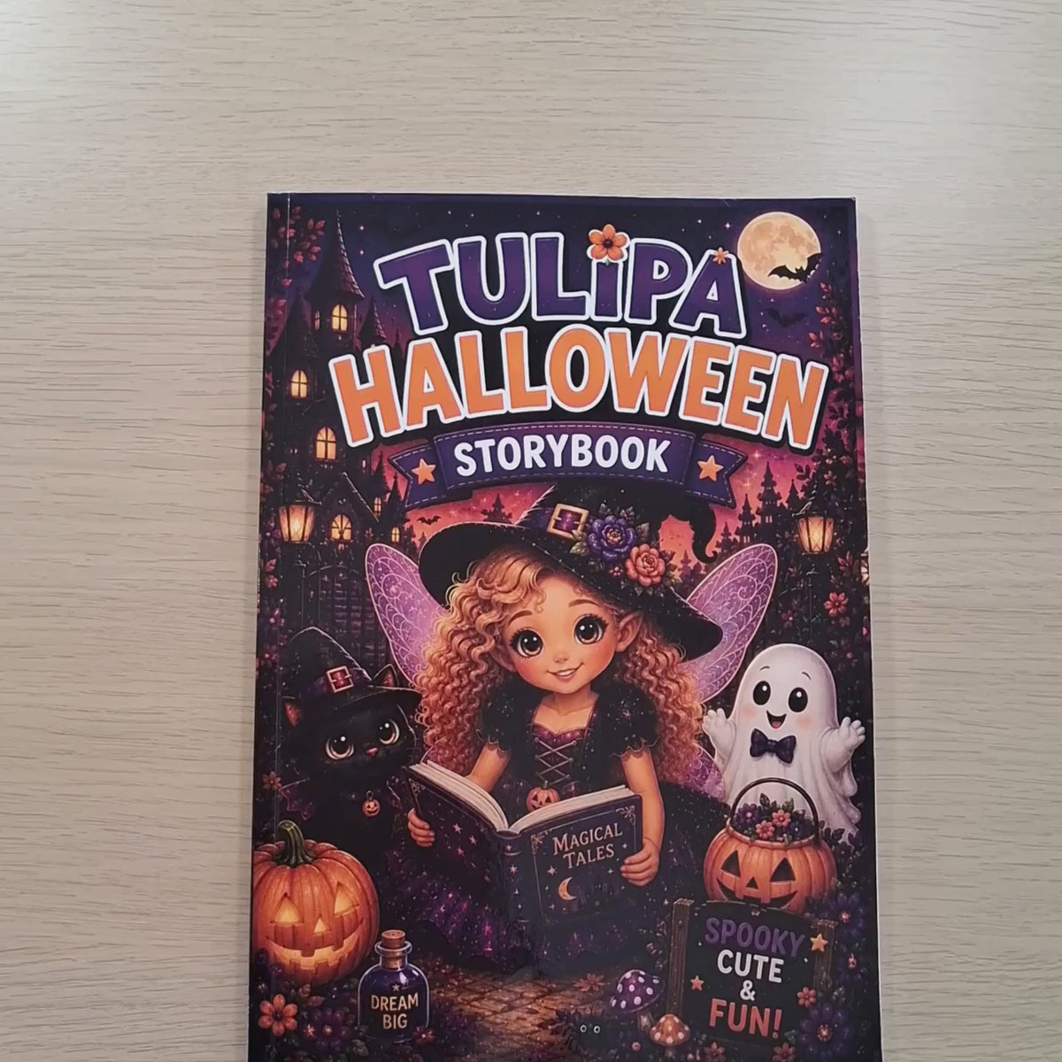 Tulipa Halloween Storybook & Coloring Book Bundle