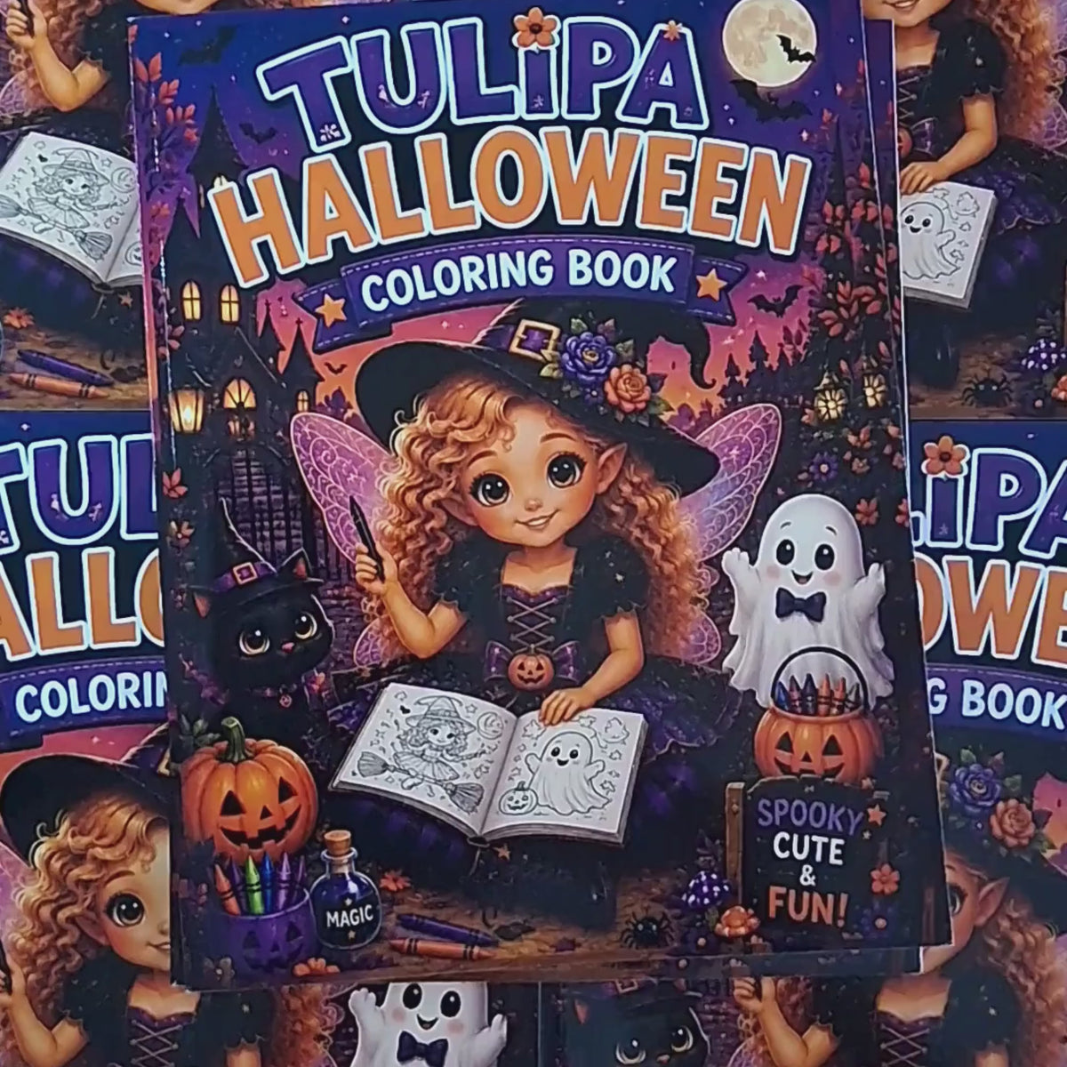 Tulipa Halloween Coloring Book