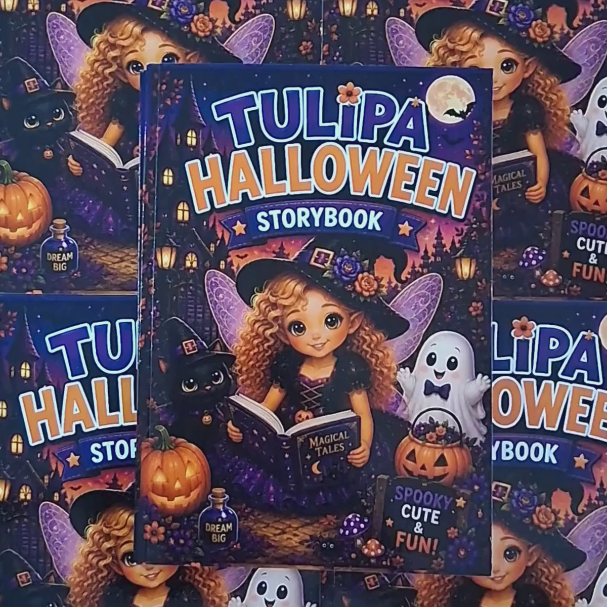Tulipa Halloween Storybook & Coloring Book Bundle