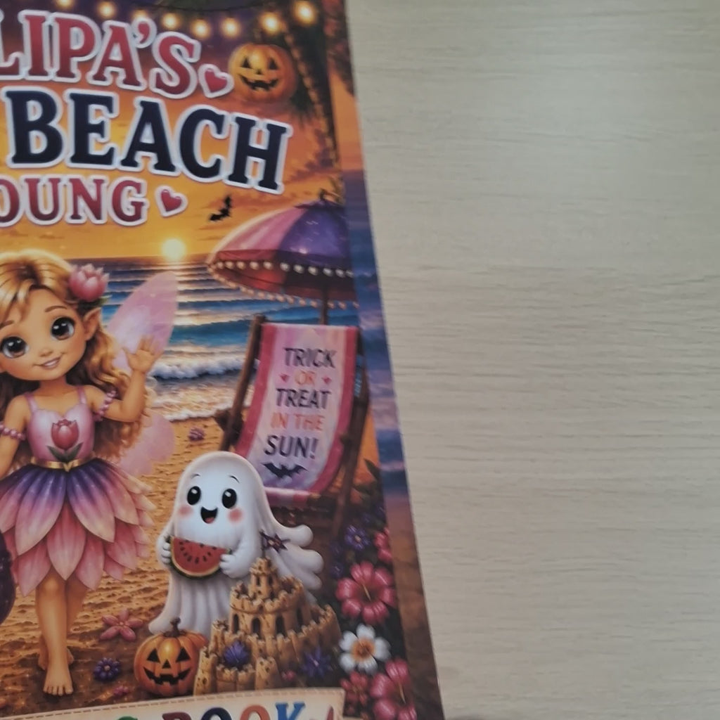 Tulipa Boo Beach Young Storybook & Coloring Book Bundle